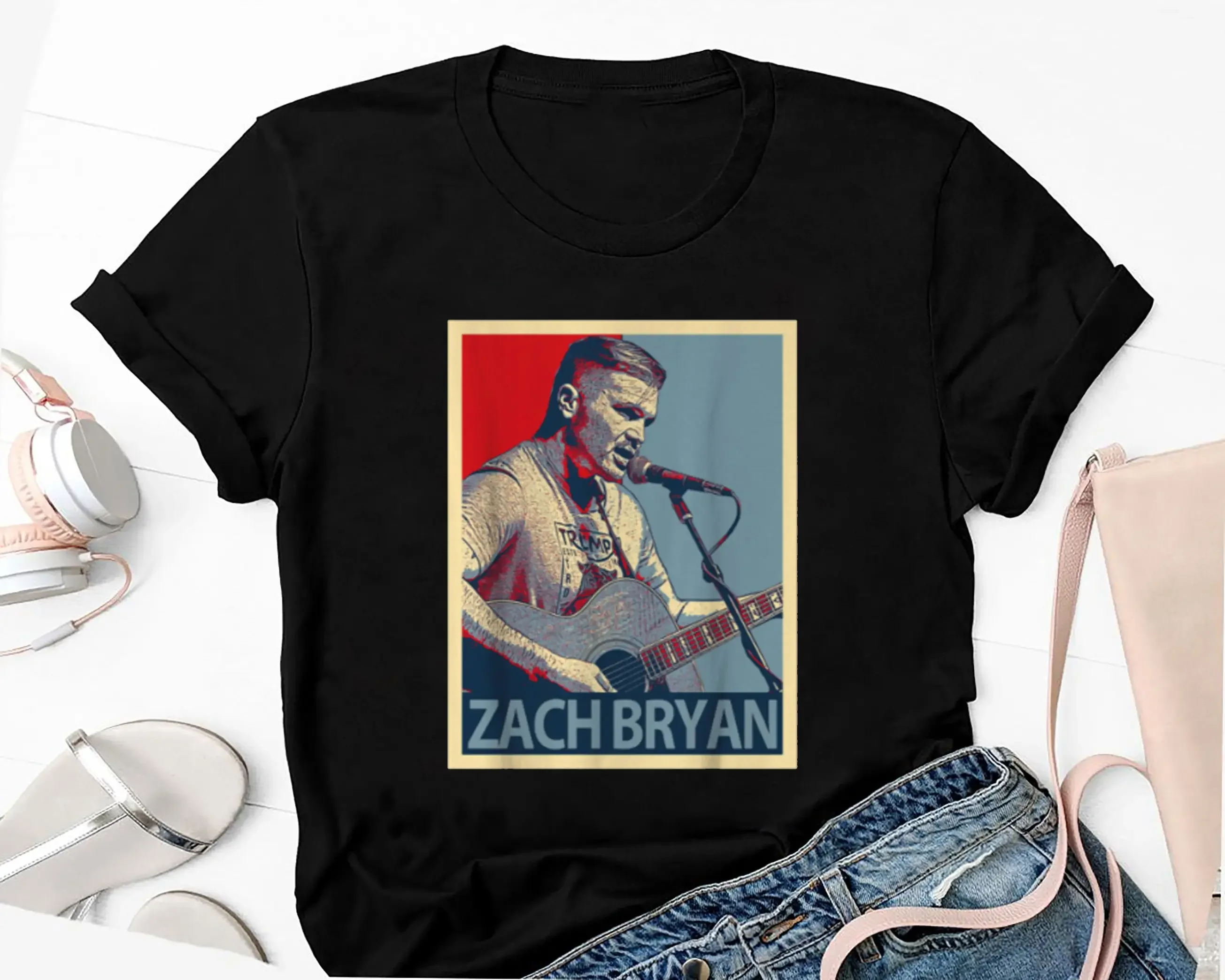 90s Vintage Zach Bryan Unisex Shirt，Fan GiftAnime Graphic T-shirts for Men Clothing Women Tees High Quality 100%Cotton Short Sle