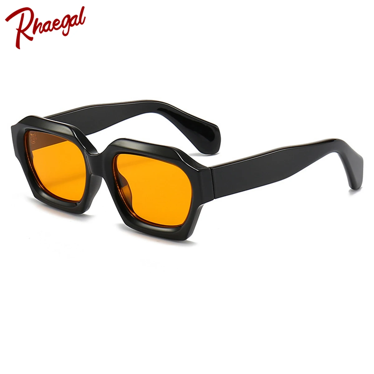 

Rhaegal New Stylish Yellow Lense Sunglasses for Women Men Geometric Sunshade Glasses Outdoor Anti Glare UV400 Eyeglasses