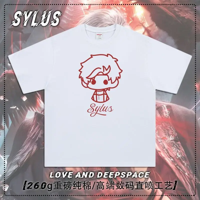 لعبة الحب والفضاء العميق أنيمي كوس رافاييل زين سيلوس كزيفير إلخ. تي شيرت فضفاض يومي بأكمام قصيرة للجنسين 2025 #6