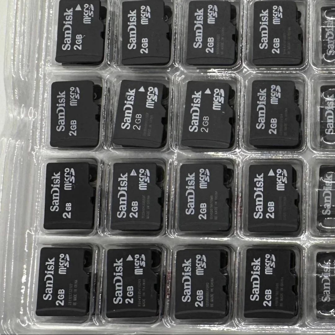 بطاقة SanDisk الأصلية 2GB TF بطاقة تخزين بطاقة الذاكرة الصغيرة لكاميرا الأطفال متوافقة مع بطاقة TF إلى محول بطاقة SD