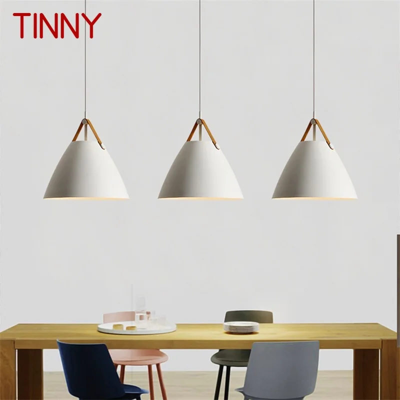 

TINNY Nordic Simple Pendant Light Contemporary LED Lamps Fixtures For Home Decorative Dining Room