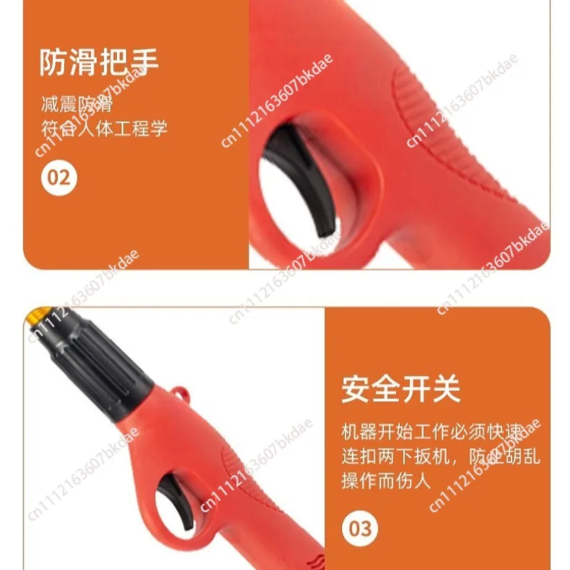 High Branch Lithium Electric Pruning Shears, 4cm Cutting Capacity for Thick Fruit Tree Limb Trimming