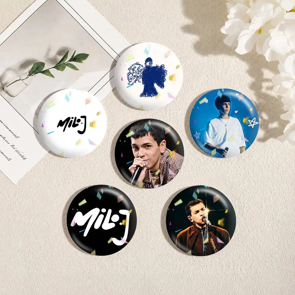Rapper M-Milo J 111  25mm 32mm 44mm 58mm 75mm Brooches Badges Pins for Accessories Gift