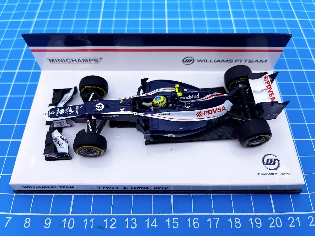 Minichamps 1:43 F1 FW33 2011 Rubens Barrichello Simulation Limited Edition Resin Metal Static Car Model Toy Gift