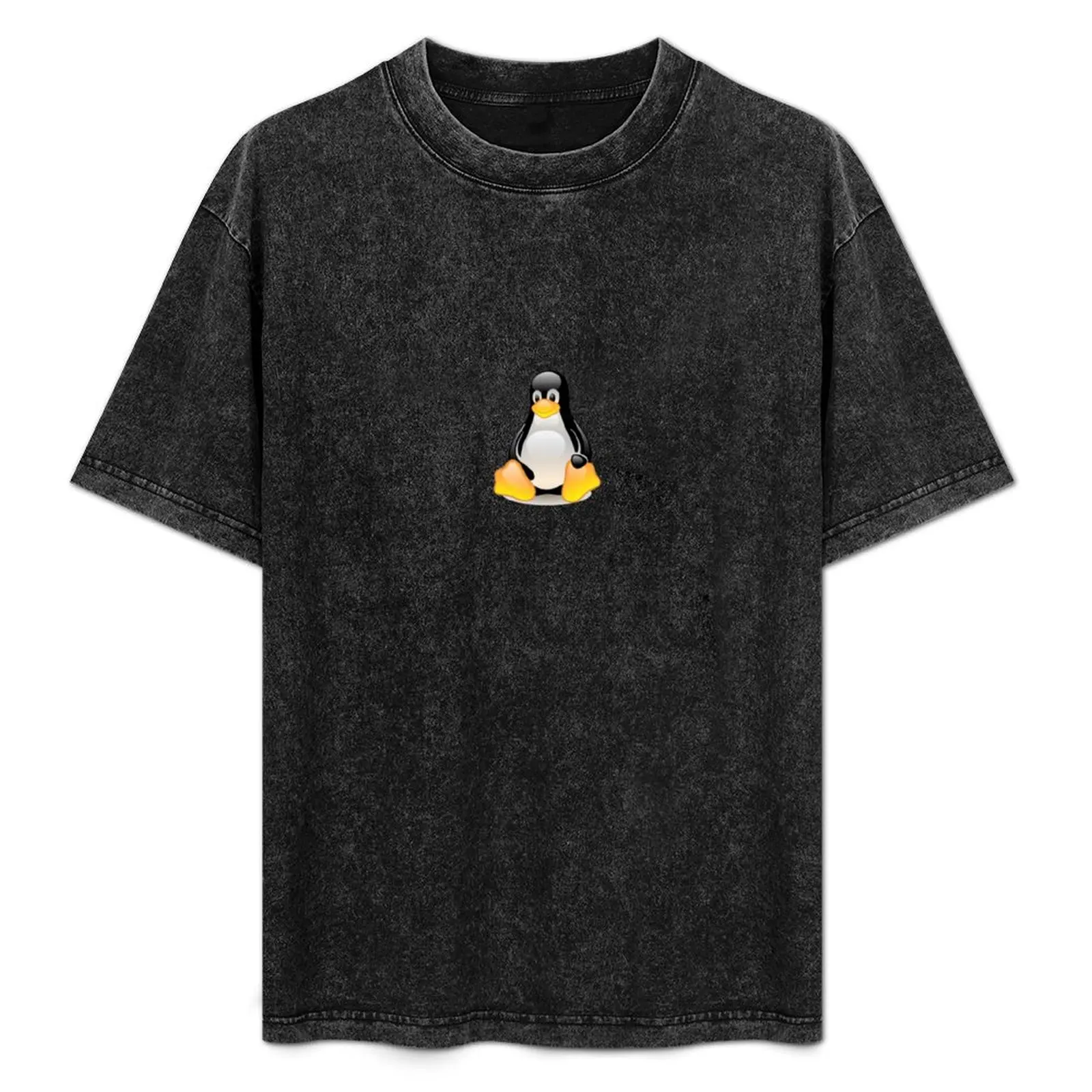 

Penguin Linux Tux Crystal T-Shirt man t shirt quick drying vintage graphic tee customizeds fruit of the loom mens t shirts