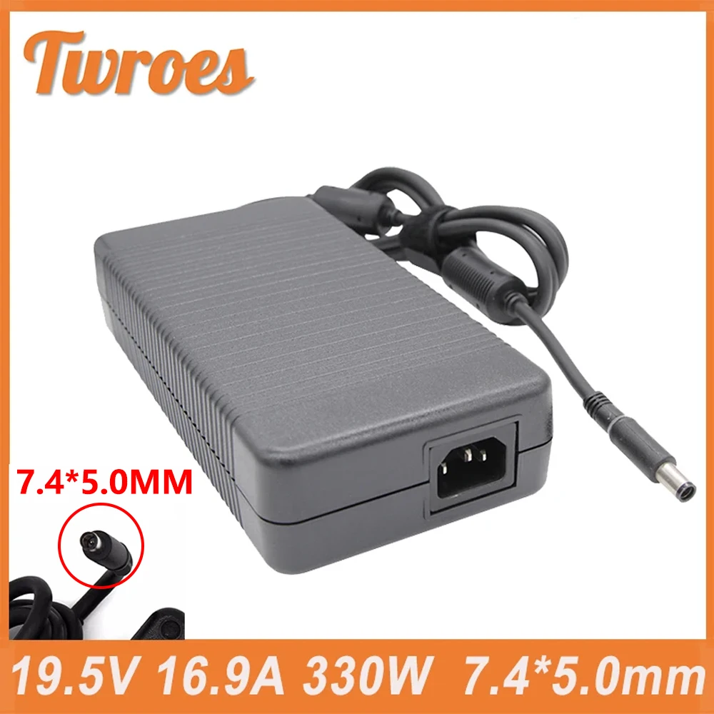 Laptop Adapter 19.5V 16.9A 330W 7.4*5.0mm Charger ADP-330AB D For Dell Alienware M18X R1 R2 R3 17 R1 R4 R5 X51 R2 R3 Y90RR Power