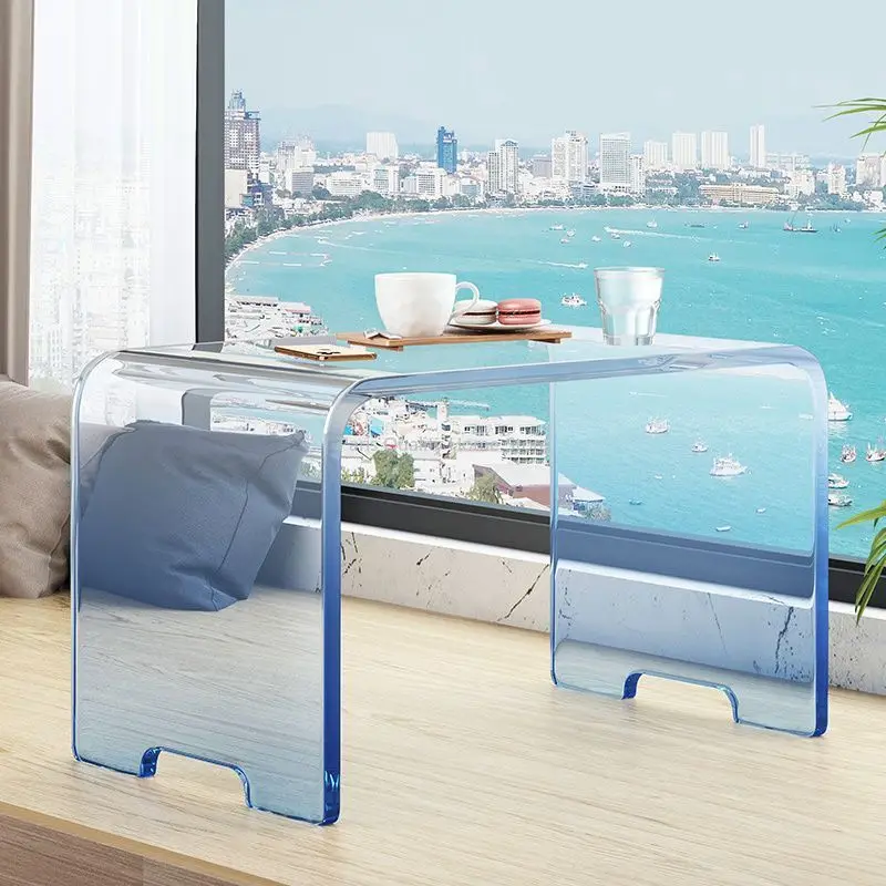 Bay Window Table Acrylic Gradient Tea Table Simple Tatami Low  Bedroom Windowsill Bed Small Table Home Side TableS