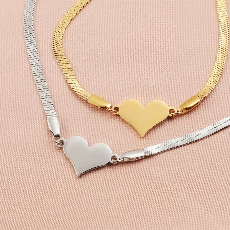 

Stainless Steel Bracelet Snake Chain Bracelet Women Jewelry Non-Fading High-Quality Everyday Wear Party Jewelry Gift