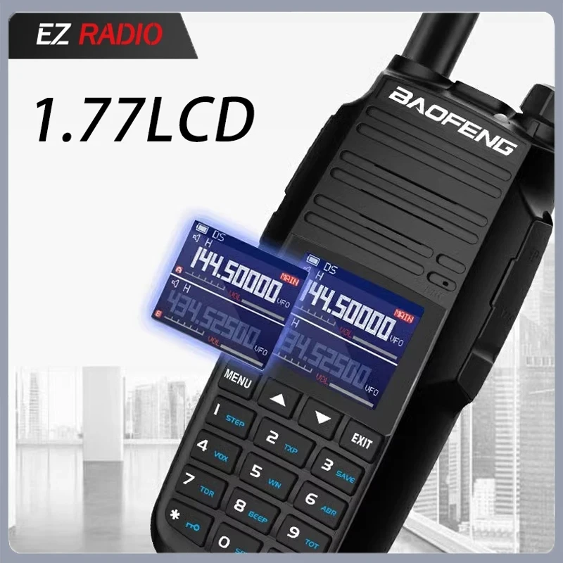 Baofeng UV-29 Pro Max Walkie Talkie dwukierunkowe Radio 1.77 wyświetlacz LCD CB Radio wysokiej mocy kanał NOAA 999 BF UV-29L daleki zasięg DTMF