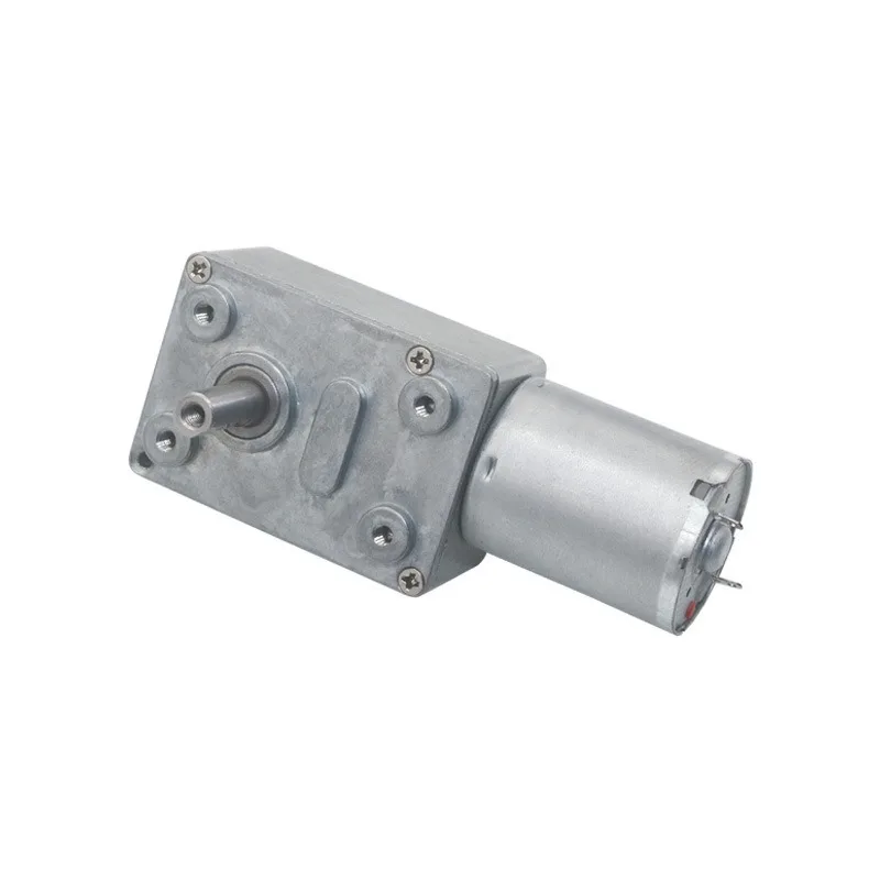 New JGY370 Double Shaft Motor, Self-locking Force Strong Turbine Worm 6V 12V24v DC Geared Motor