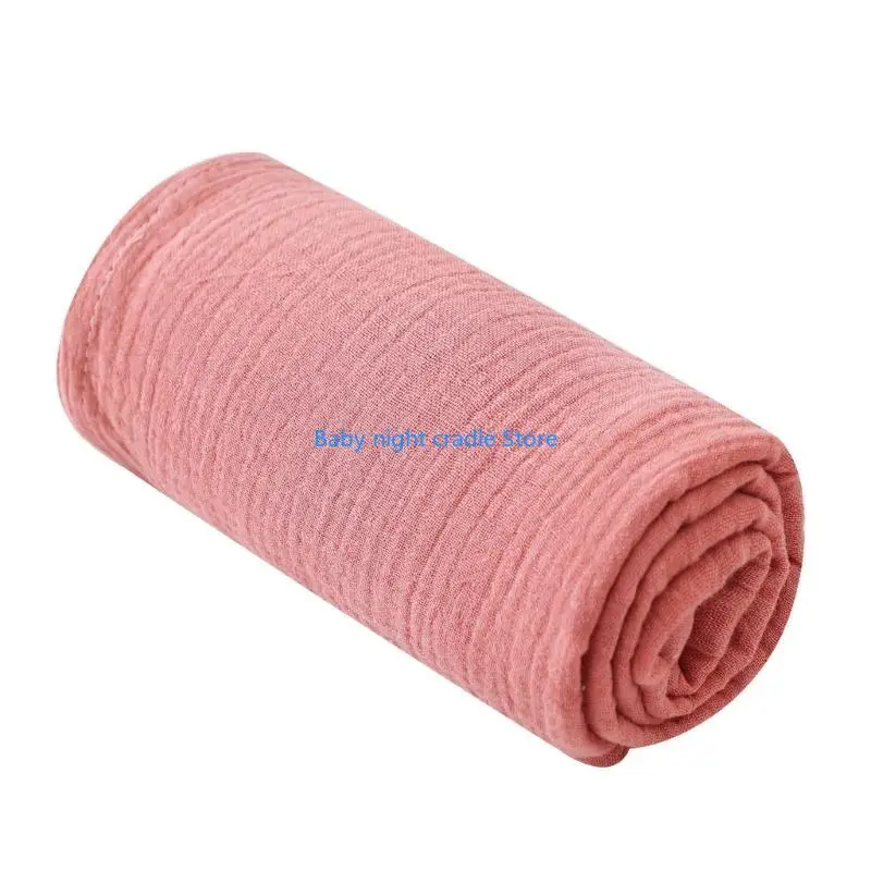 

J2FF Cotton Baby Blanket Breathable Baby Wrap Lightweight for Newborns Toddlers Gift