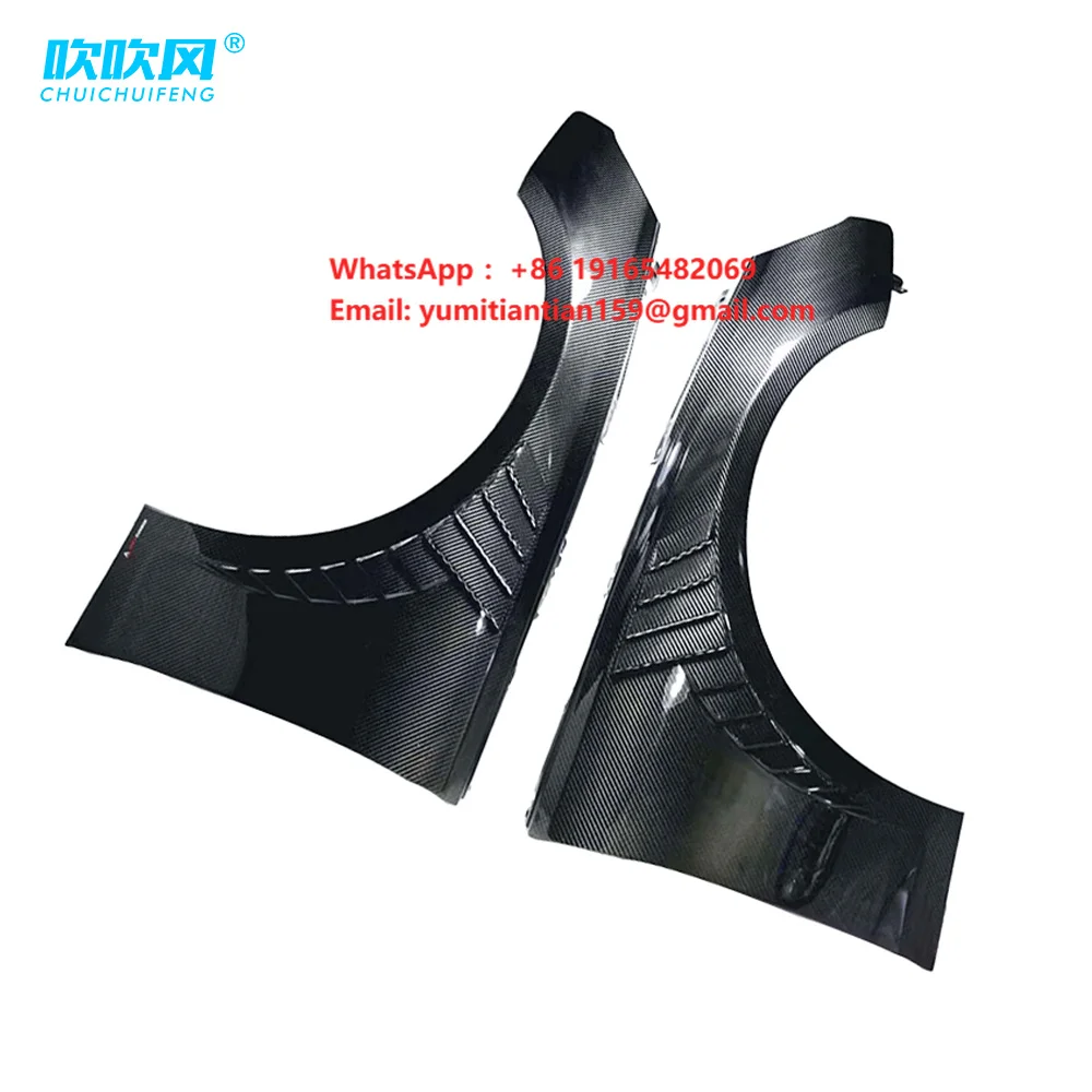 High Quality Dry Carbon  Fiber  Wheel Fenders for AUDI A3 S3 2017-2019 Body Kit Front Fender