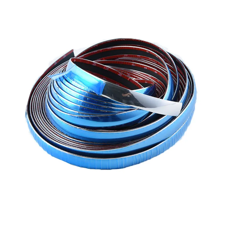 Car Body Strip Bumper Auto Door Protective Moulding Styling Trim Sticker Anti-Collision Tape Bumper Grill Chrome Moulding Trim