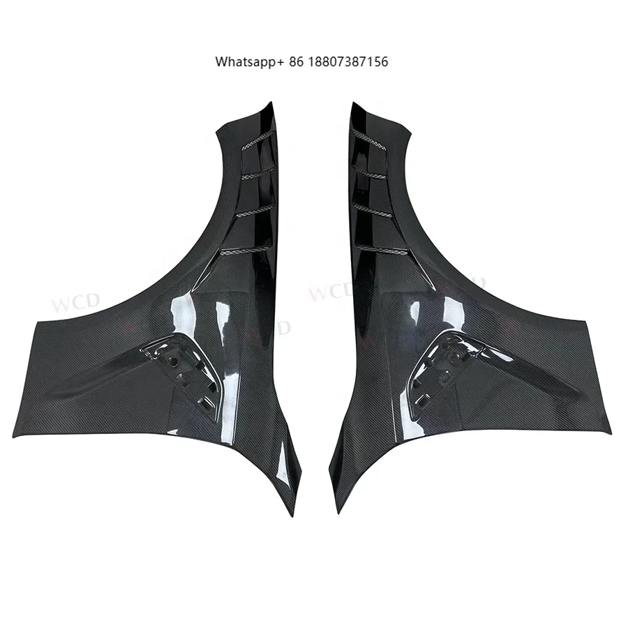 

Dry Carbon Fiber AE Style Front Vented Fender forBMW G80 G82 G83 M4 2020-2024 Upgraded Front Bumper Fender Good Fitment