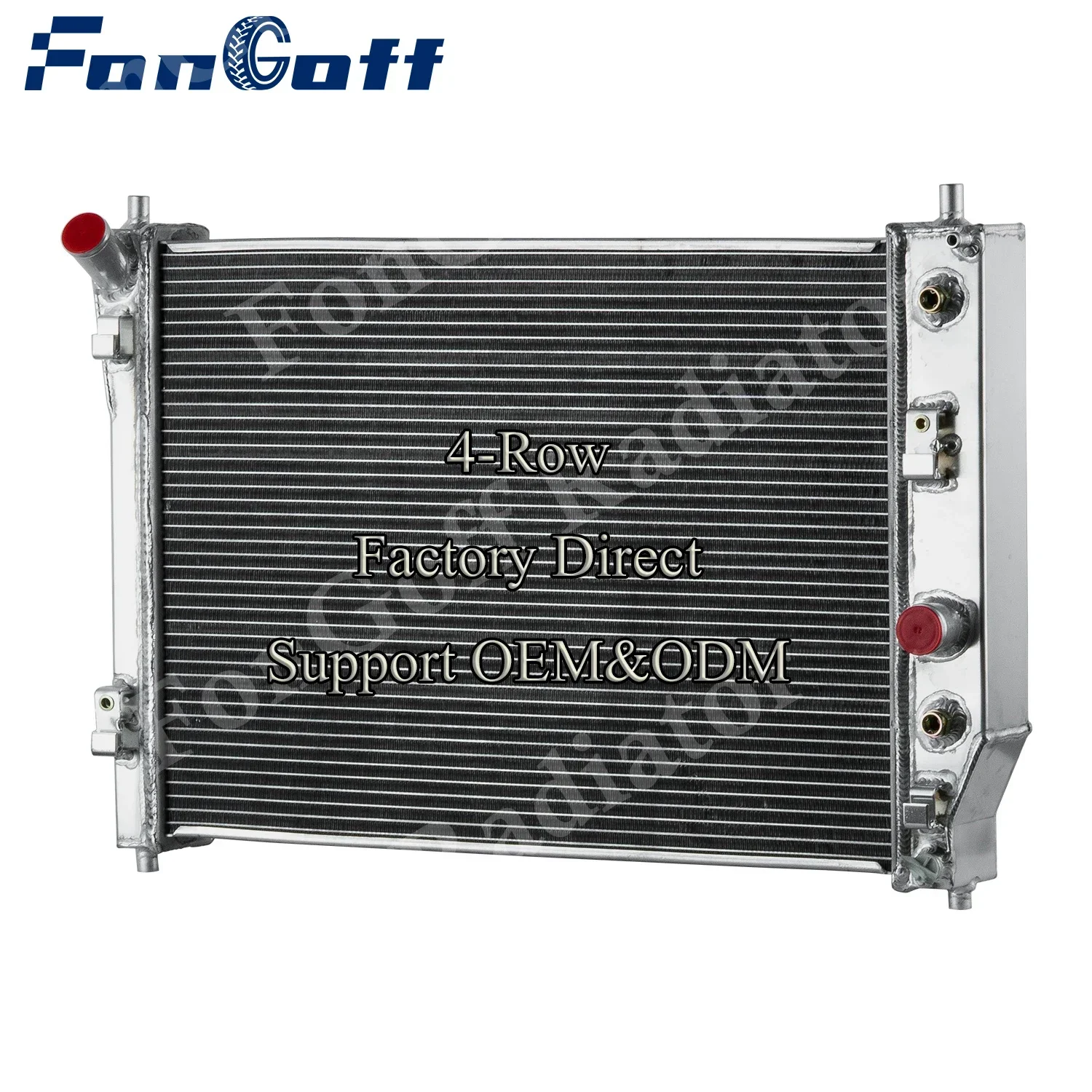 

FonGoff 4-Row Aluminum Radiator For Chevy Corvette 7.0L 2006-2013 Chevy SSR 5.3L 6.0L 2003-2006