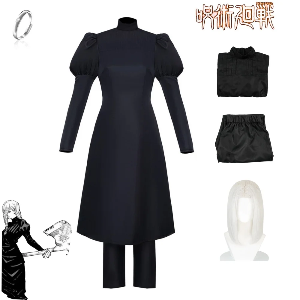 

Jujutsu Kaisen Cosplay Mei Mei Cosplay MingMing Costume Black Outfits uniform Halloween Carnival Costumes Wigs Anime clothes New