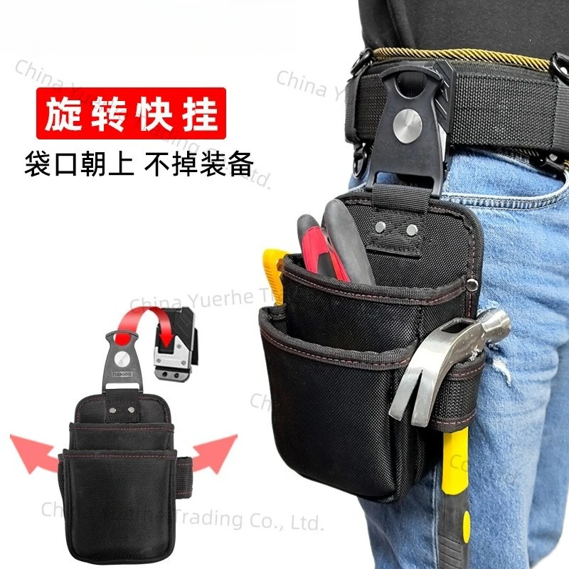 

Поворотный комплект для быстрого подвешивания Многофункциональная сумка для электрика Портативная поясная сумка