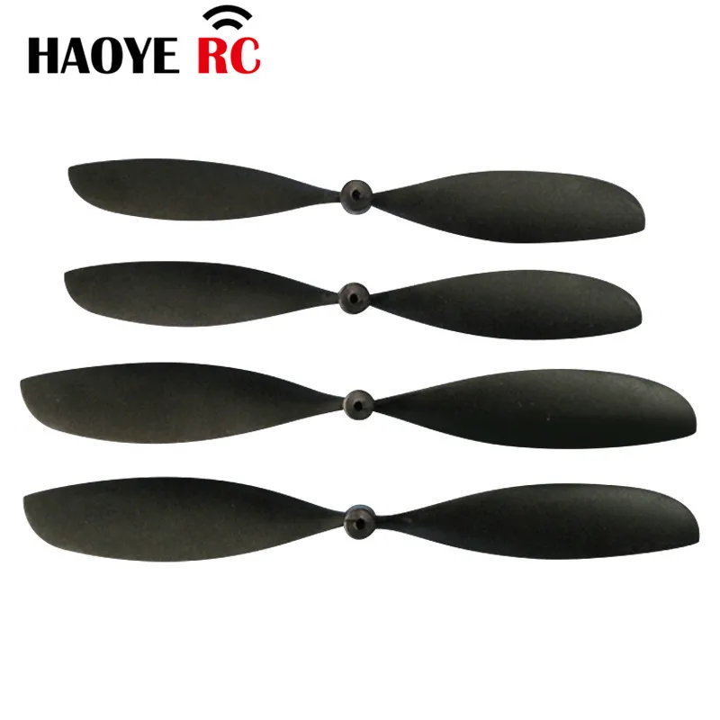 Haoye 10 Pcs Propeller 6-12 Inch For RC Rubber Band Powered Aircraft Model Orange/ Silver grey/Black Color For RC Model Plane