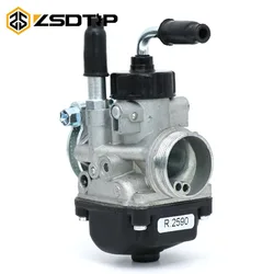ZSDTRP 2 Stroke Carburetor Dellorto PHBG 17.5 19.5 21 AD Moped for 50-100cc Motors