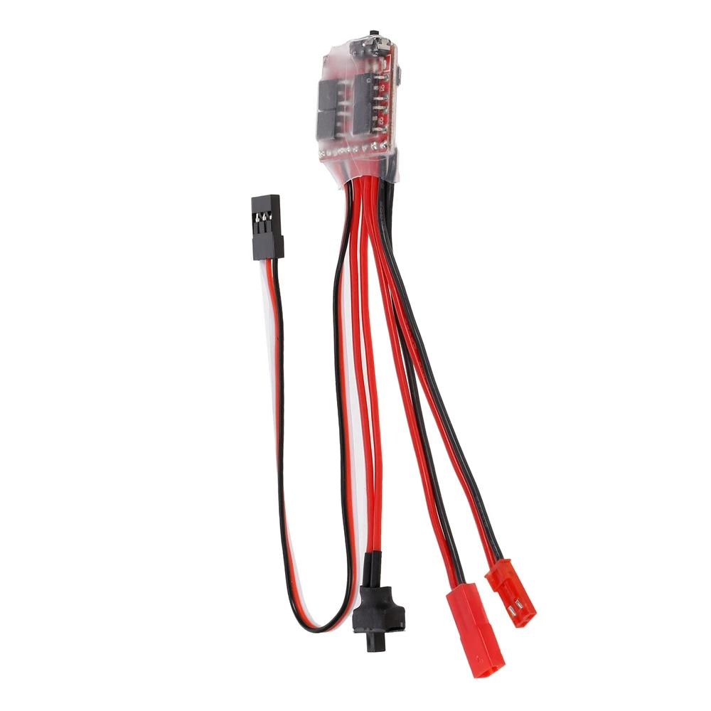 RC Auto 30A ESC Spazzolato Avanti Freno di Retromarcia Dual Way ESC Regolatore di Velocità del Motore per Motore 1/16 1/18 1/24 Auto Barca Serbatoio