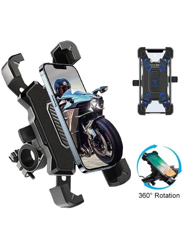 Universal 360 °   Drehbare Halterung für Fahrrad, Handyhalterung für Fahrrad, Motorrad, rutschfester Handy-Ständer für iPhone OnePlus Realme