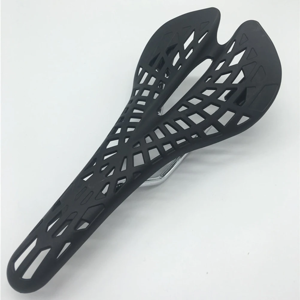 

Creative Spider Web Bike Saddle Hollow Design Ergonomic Mountain Road Seat For Folding Bikes Comfortable Pressure Relief Green