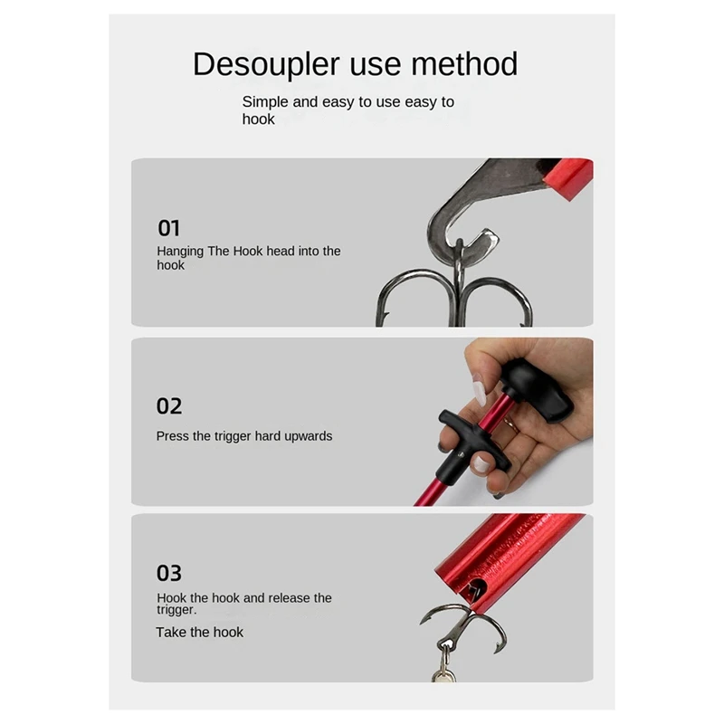 Portable T-Type Hook Remover, Used For Removing Fish Hooks, Separating Fish Hooks, Fishing Tackle, Fishing Equipment