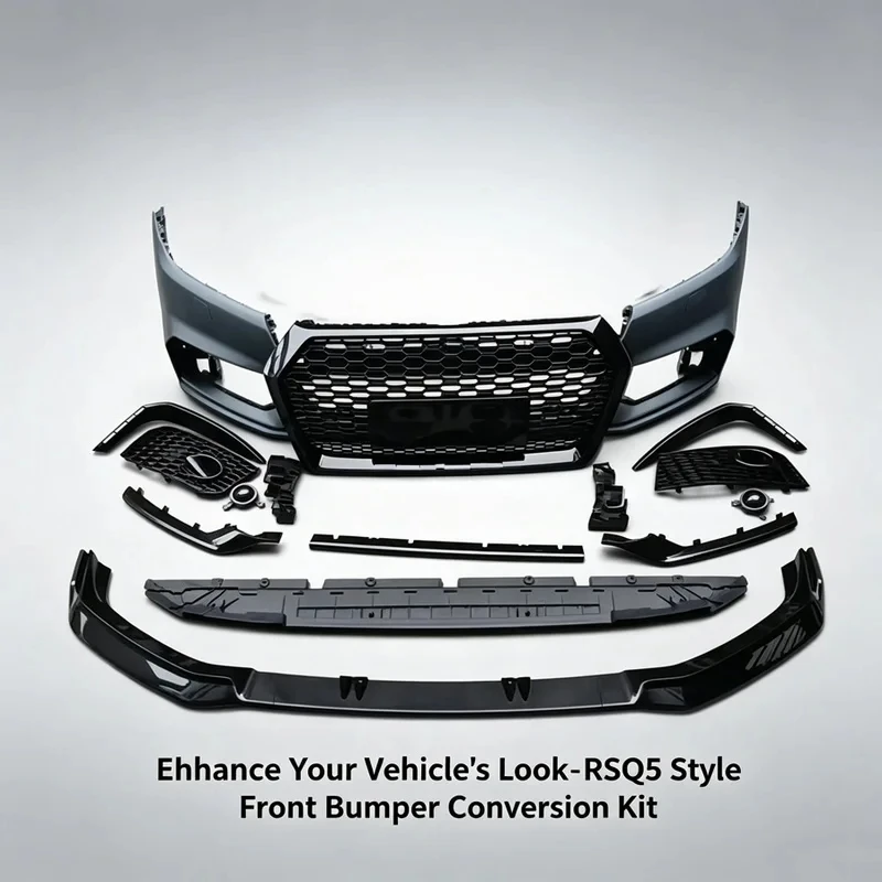 PrimeSelect Bumper Body Kit With Grille Front Lip Fit Q SQ FY B -