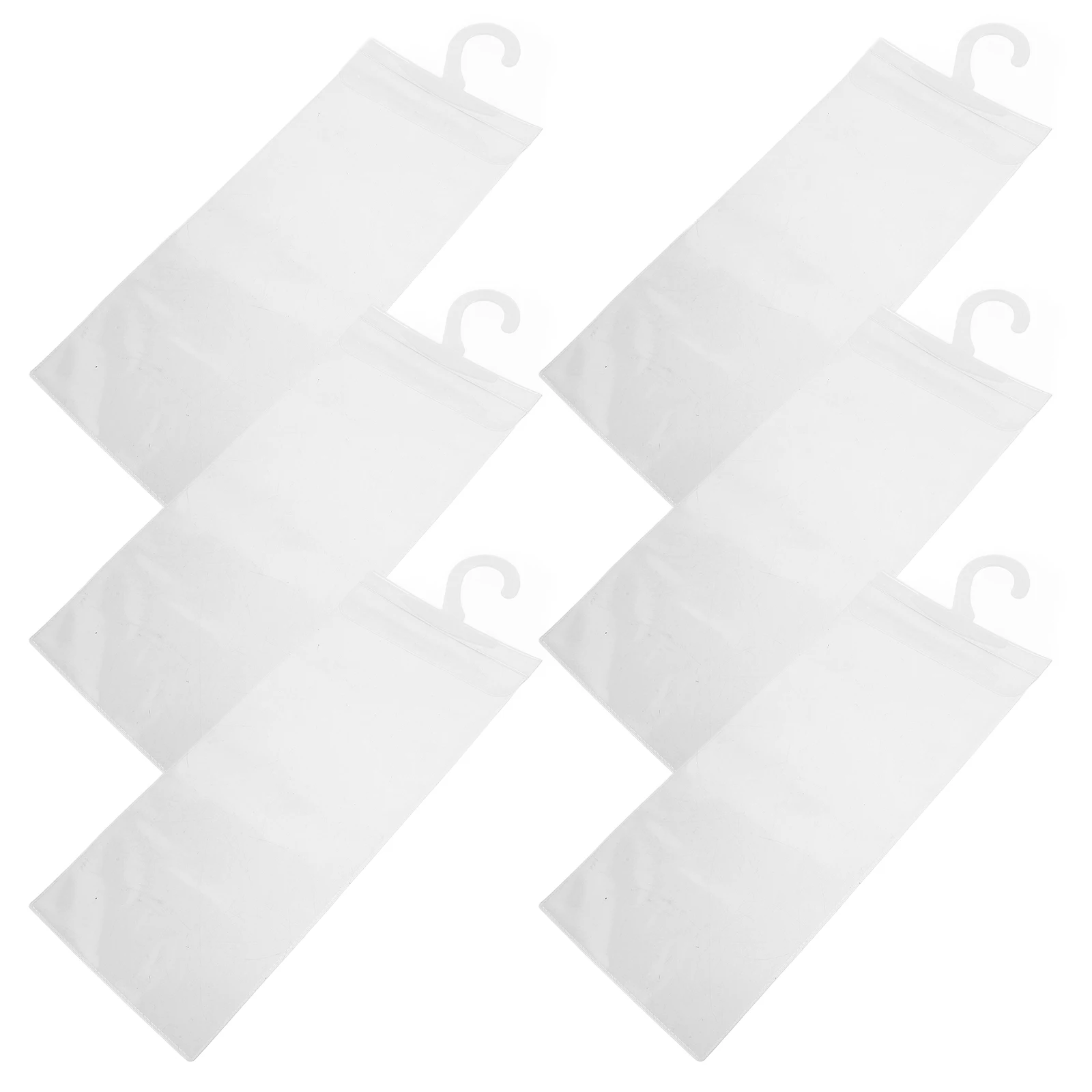 

6pcs Transparent Disability Placard Holder Clear Car Permit Sleeve Portable Parking Sign Hanger For Handicapped Pass Auto Permit