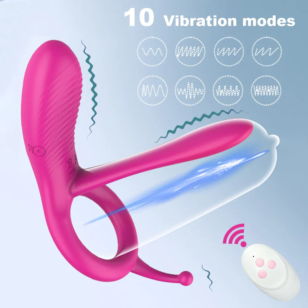 Trillende Penis Ring G Spot Stimuleren Seksspeeltjes Voor Koppels Draadloze Afstandsbediening Sterke Aardbeving Vibrator Erectie Ring