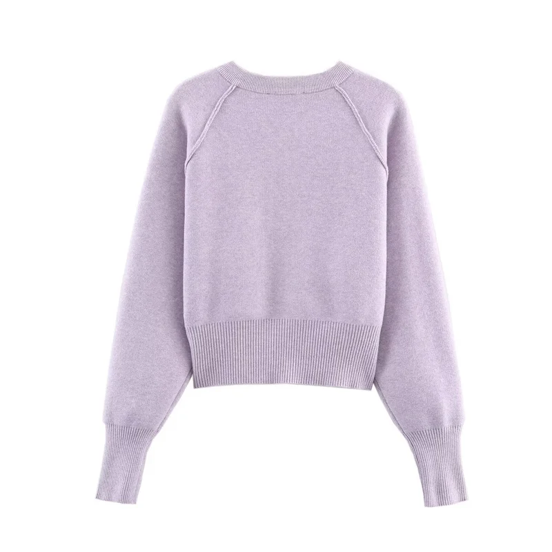 Chaqueta de punto recortada informal de calle para mujer Otoño/Invierno 2025, nueva colección, ropa de calle de moda