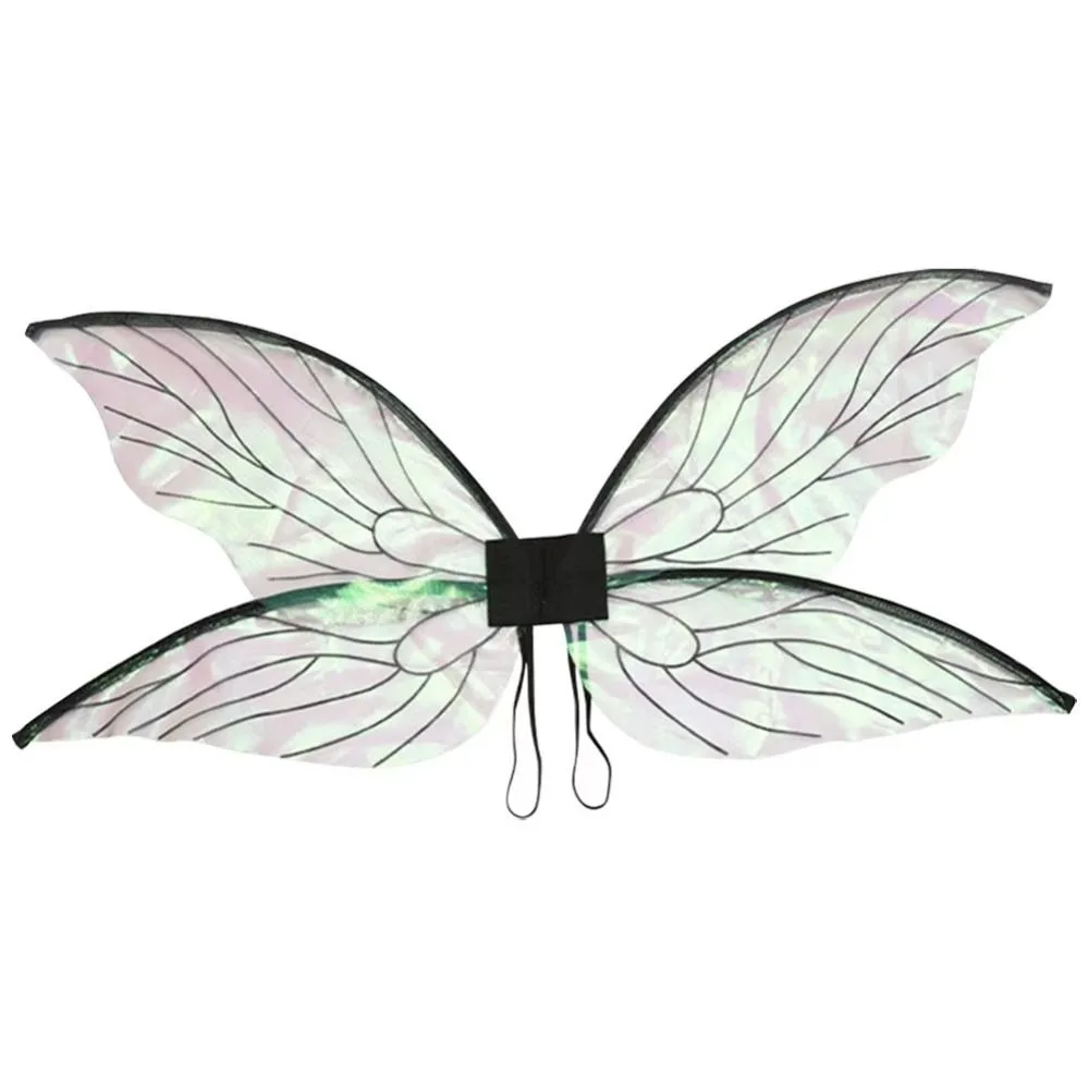 

Cosplay Props Girl Butterfly Wings Multicolor Role Play Fairy Wings Lightweight Organza Elf Angel Wing for Halloween Party