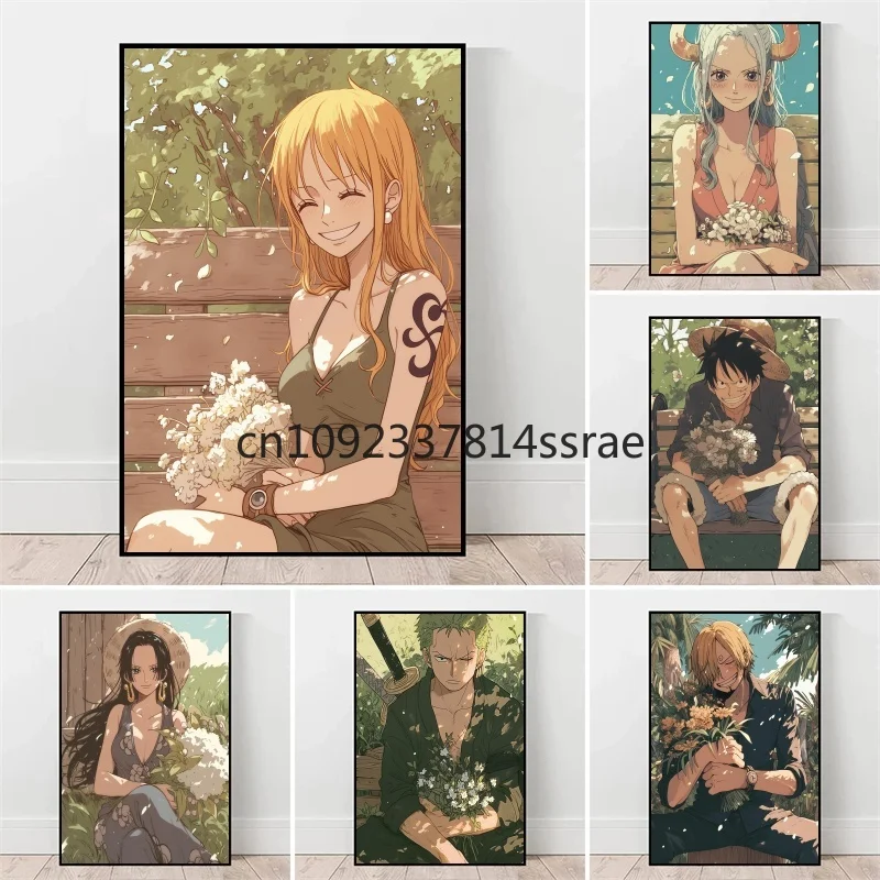 

Japanese Classic Anime One Piece Canvas HD Prints Luffy Poster Vintage Picture Wall Art Home Decoration Painting Children Gifts
