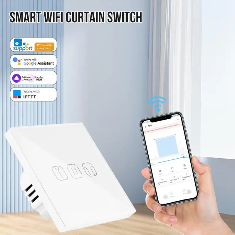 Ewelink WiFi RF433 tenda Smart Switch Touch Panel Smart Home Control EU Plug Blinds tapparella, Alexa Google Home 37