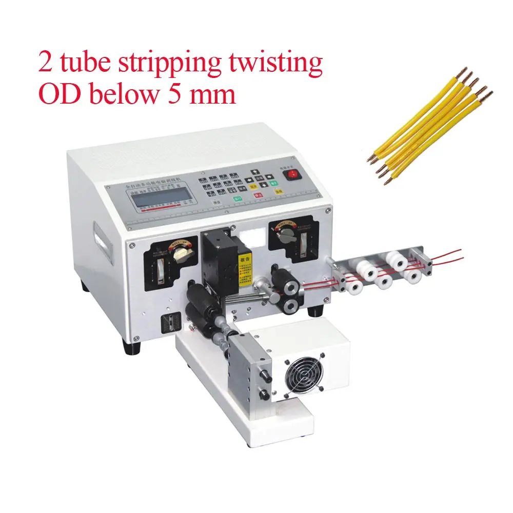 Hot Selling Dual Cable Twisting Machine Electric Wire Cutting Stripping Twisting Machine Cable Stripping Twisting Machine