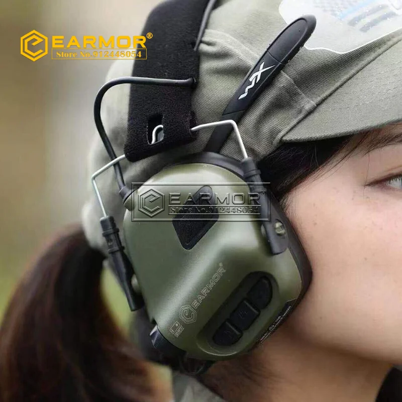 EARMOR 2024 New Tactical Headset M31 MOD4 Noise Canceling Earmuffs Anti-Noisy Shooting Earphone NRR 22dB