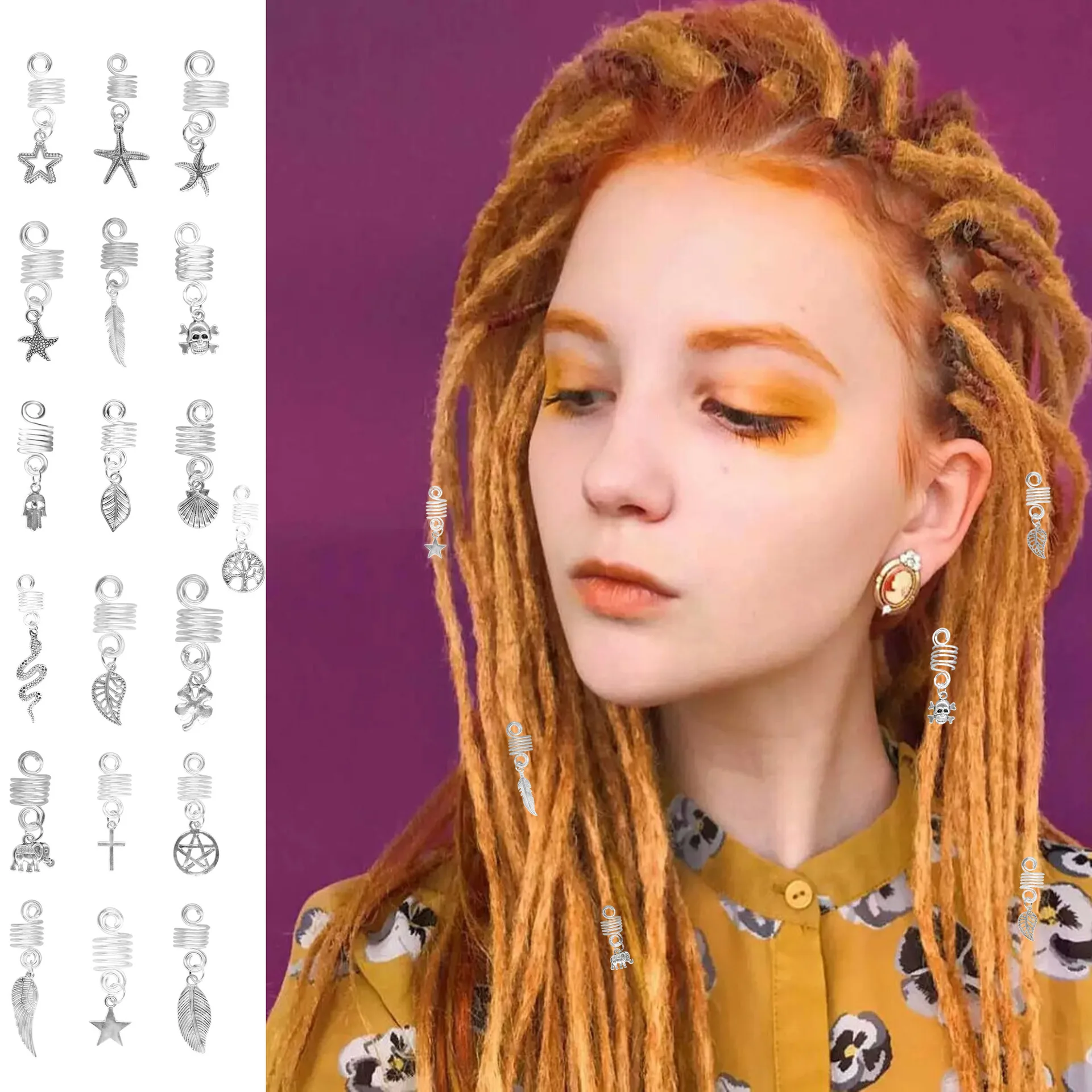 offre-speciale-ensemble-de-manchettes-pour-dreadlocks-avec-pendentifs-tete-de-mort-trefle-serpent-Etoile-de-mer-en-alliage-a-ressort-pour-tresses-synthetiques