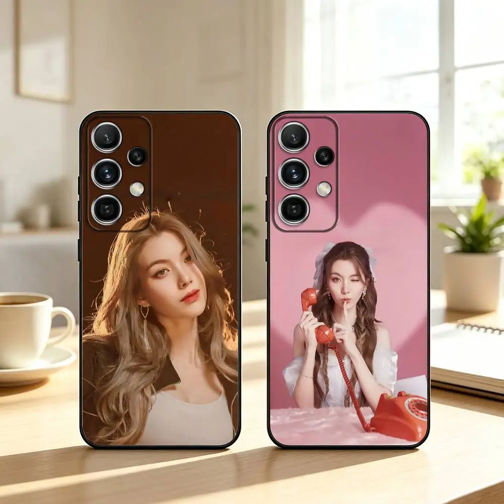 Cute Girl O-Orm Kornnaphat Phone Case For Samsung S25,S24,S21,S22,S23,S30,Ultra,S20,Plus,Fe,Note,10,9,5G Black Cover