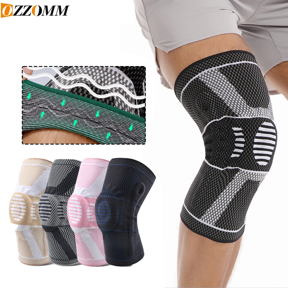 

Professional Knee Brace for Pain Relief & Support - Compression Sleeve with Patella Gel Pad & Side Stabilizers for Meniscus Tear