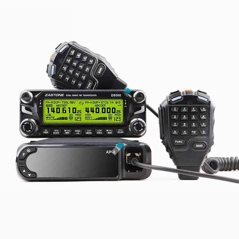 D9000 veículo walkie talkie uv dualband 50w alta potência multifuncional rádio dupla potência amplificador de potência transmissão