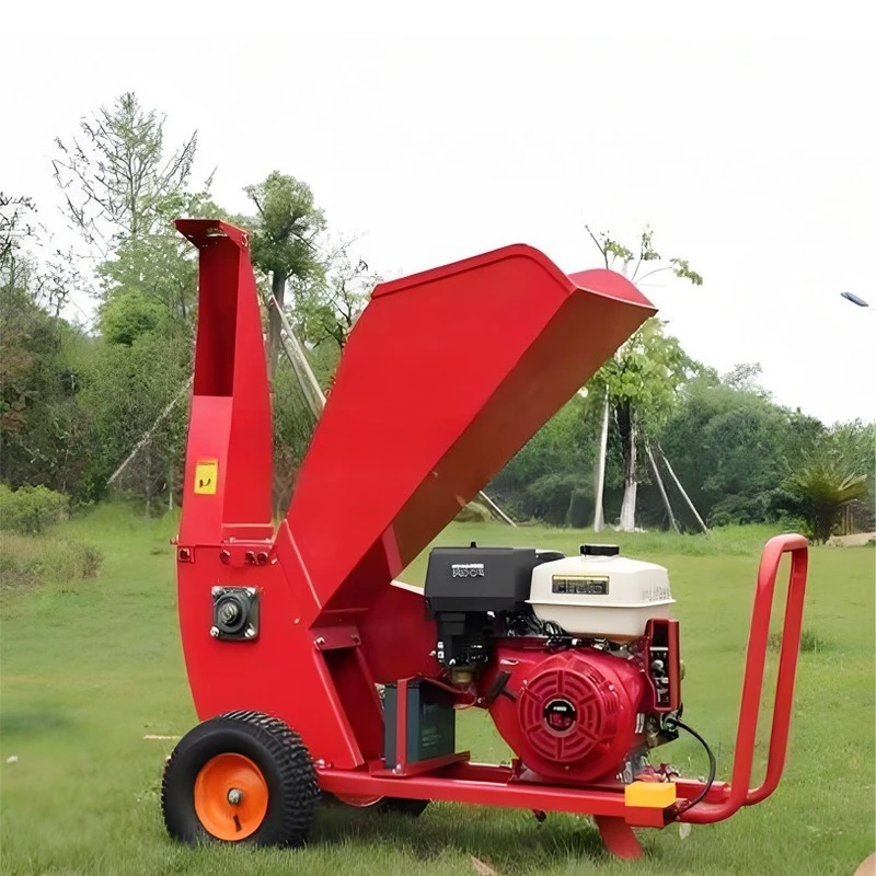 Compact Diesel‑Powered Wood Shredder, Movable Branch & Rattan Crushing Machine for Forest and Orchard, Suitable for Wet Material
