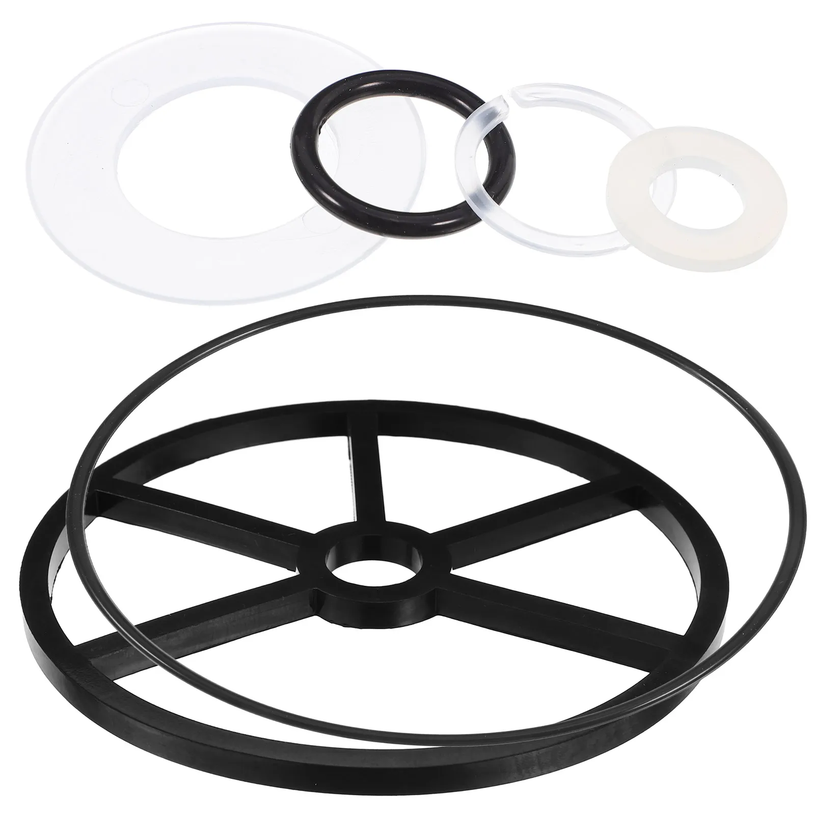 

1 Set Pool Filter Valve Gasket Replacement Seal O-Ring Kit Durable Easy Installation Pool Equipment Maintenance Part Garden