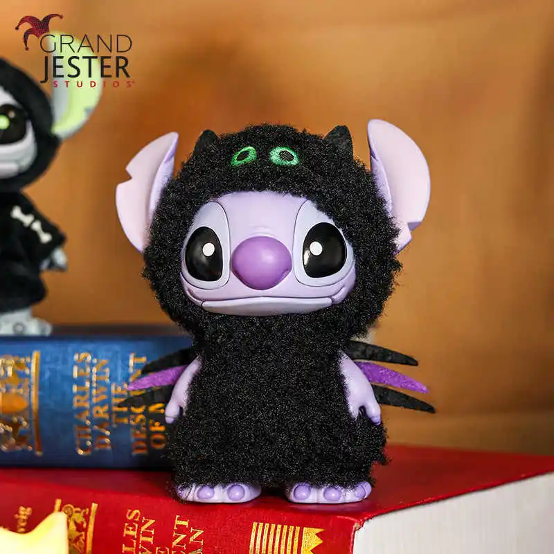 Originale Halloween Stitch Zucca Mago Teschio Luminoso Anime trucco o scherzetto Figura Punto Modello Bambini Regalo di Halloween 2025