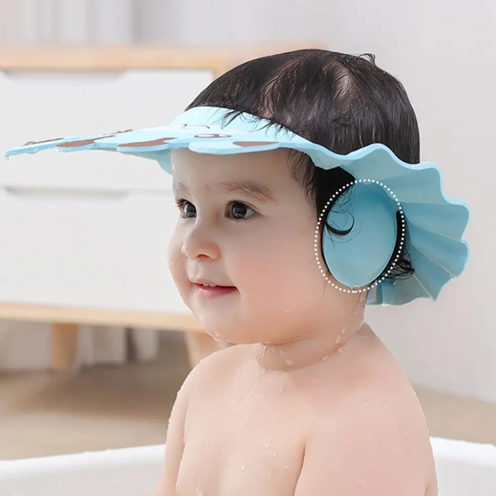 Adjustable Bathing Hair Shield Hair Wash Hat Shampoo Artifact Baby Shower Cap Bath Head Cover