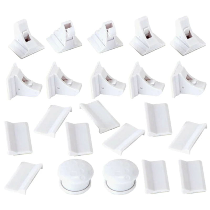 

10+2 Magnetic Cabinet Locks Child Proof Cupboards Drawer Kids Lock Catch
