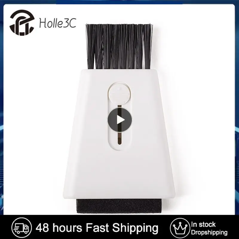 Double Head Retractable Computer Keyboard Cleaning Brush Notebook Keyboard Brush Mobile Phone TV Dust Cleaning Gap Brush