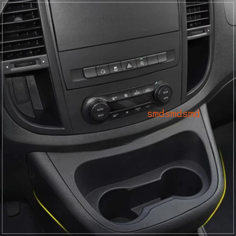 

W447 Beverage Cup Holder Panel Frame Kit for Car Center Console Instrument Panel 2016-2023