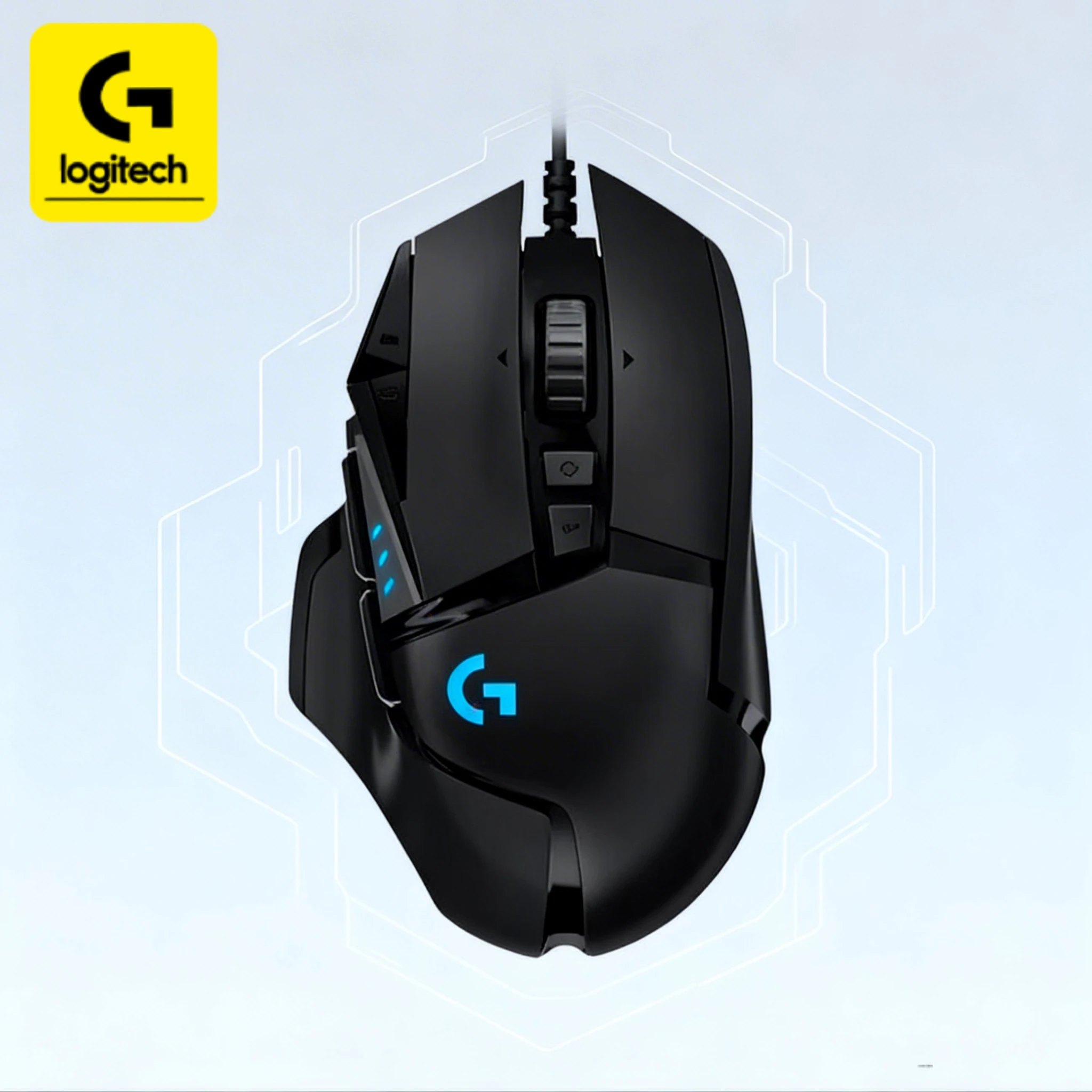 

Logitech G502 lightweight wireless mouse, low latency and high precision, perfect for desktop computers.