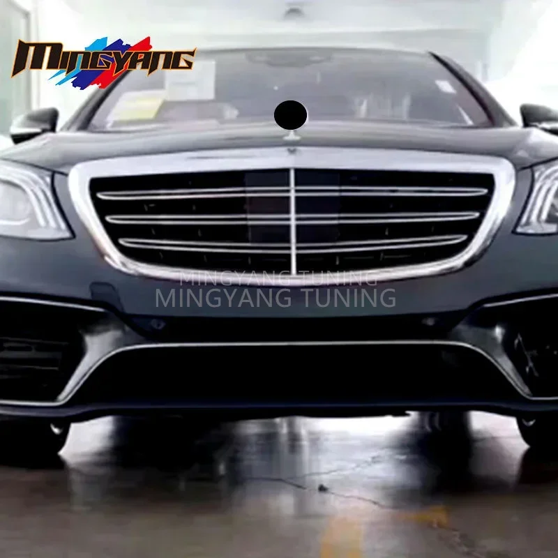 

PP Plastic S65 Style Car Bumper Side Skirt Grille Body Kit for Benz S Class W222 2014-2020