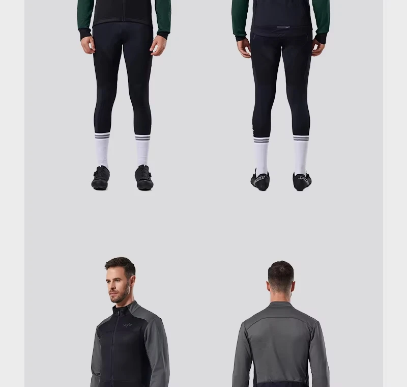 YKYWBIKE Winter -5-10 ℃ Herren Thermo-Fleece-Fahrradjacke, wasserdicht, winddicht, Fahrrad-Rennrad-Profi-Bekleidung, MTB-Fahrradoberteile – Detail 20